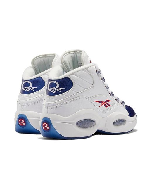 Reebok White Question Mid Toe' 2022 for men