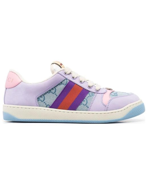 Gucci Blue (Wmns) Screener Gg Sneakers Multi'