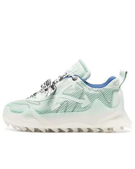 Off-White c/o Virgil Abloh Blue Odsy Mesh Low Top Running Shoes for men