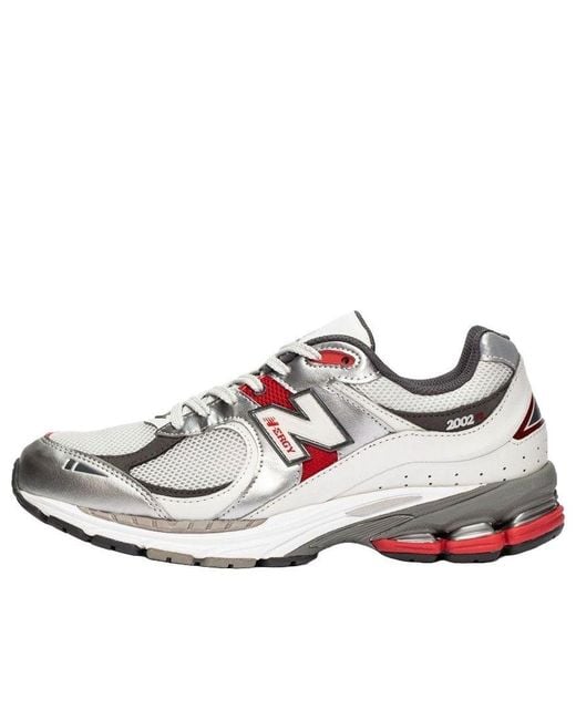 New Balance White 2002R Metallic Team' for men
