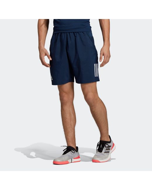 Adidas Blue Club 3Str Short Tennis Ball Training Sports Short Pant for men