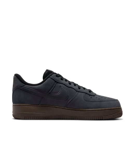 Nike Black Air Force 1 Winter Premium 'Off Noir Dark Chocolate' for men