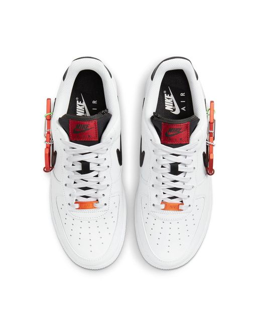 Nike White Air Force 1 '07 Premium 'Carabiner for men