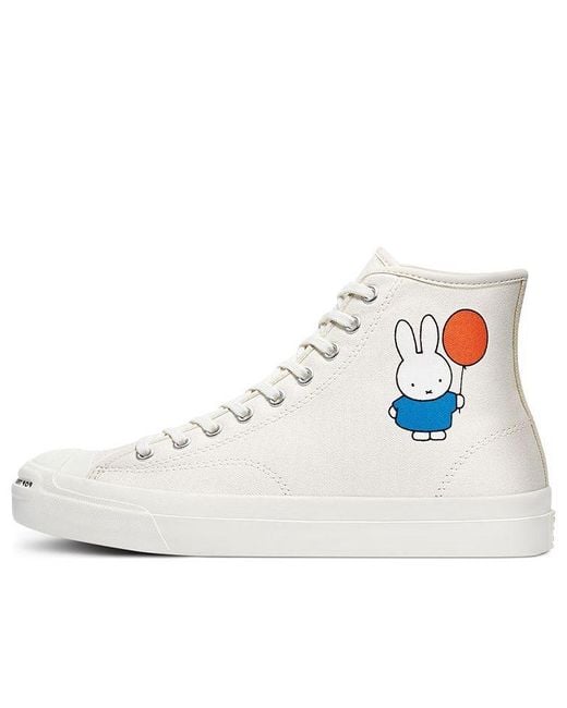 Converse White Pop Trading Company X Jack Purcell Pro High 'Miffy