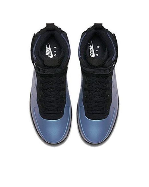 Nike Blue Air Force 1 Foamposite 'Light Carbon' 2018 for men