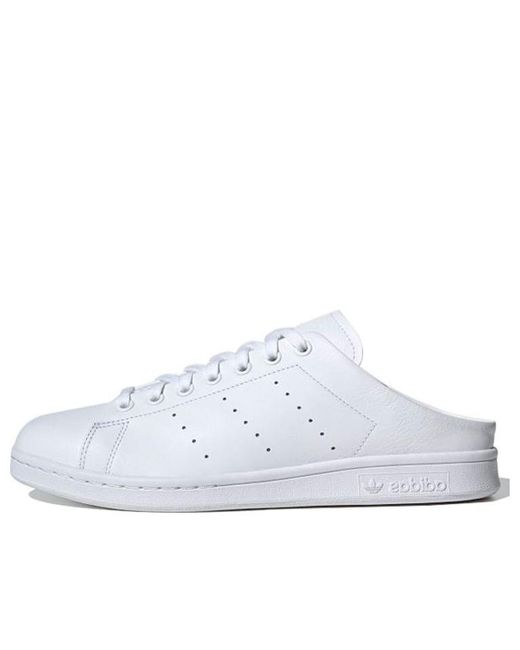 Adidas White Stan Smith Slip-On Backless Mule 'Cloud' for men