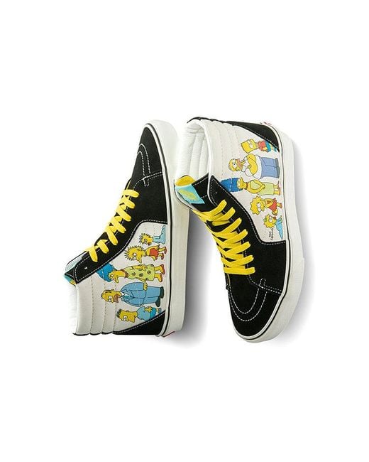Vans Blue The Simpsons X Sk8-Hi 'Simpsons Family 1987-2020' for men