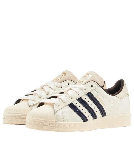 Adidas Blue X Wales Bonner Superstar 'Ivory' for men