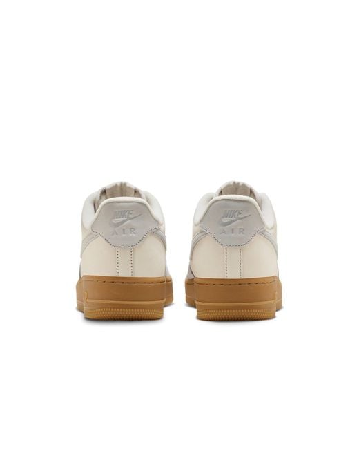 Nike White Air Force 1 Low 1 07 Wb 'Light Bone Gum' for men