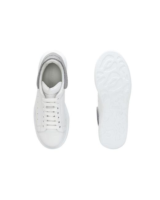 McQueen White Oversized Sneaker Suede' for men