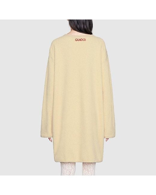Gucci Natural (Wmns) X Disney Cotton Crew Neck Dress