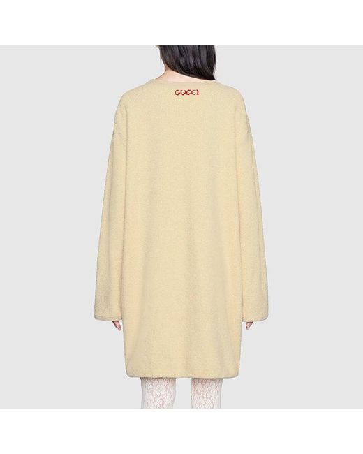 Gucci Natural (Wmns) X Disney Cotton Crew Neck Dress