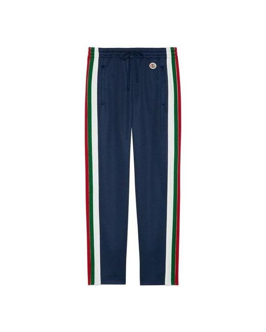 Gucci Blue (Wmns) Knitted Sweatpants With Logo