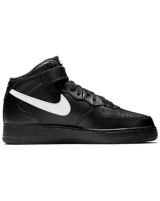 Nike Air Force 1 Mid '07 'black Sail' for Men | Lyst