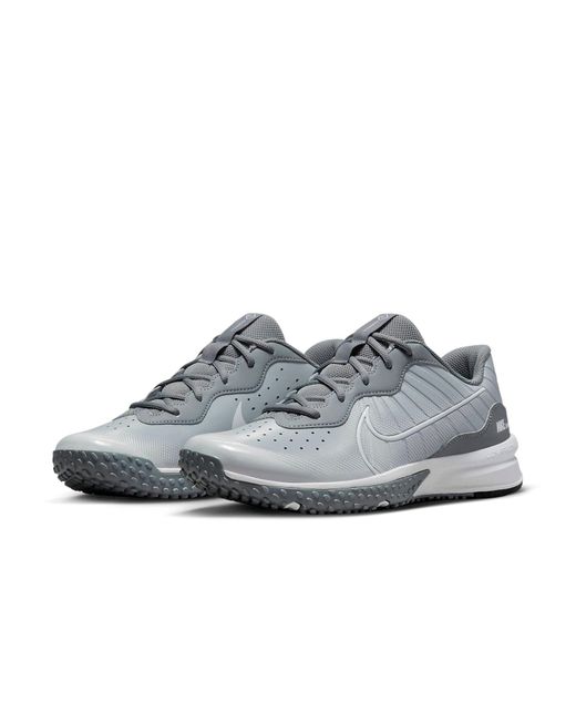 Nike Gray Alpha Huarache Varsity 4 Tf 'Wolf' for men