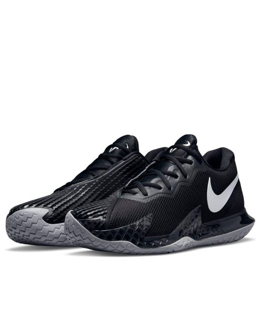 Nike Black Court Air Zoom Vapor Cage 4 Rafa Metallic' for men