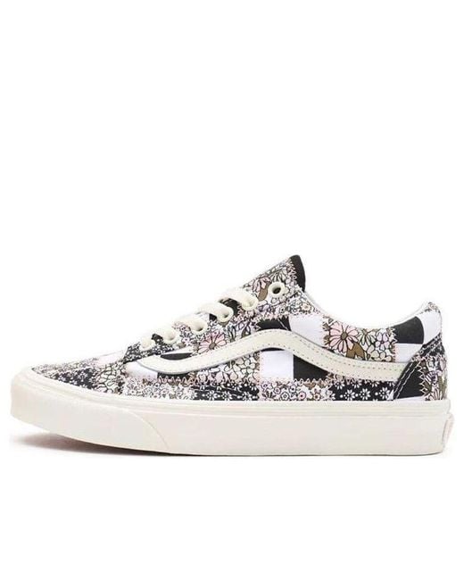 Vans White Old Skool 'Patchwork Floral' for men