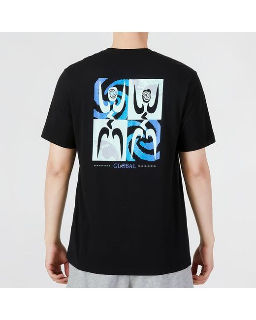 Nike Black Logo Printing Casual Short Sleeve T-Shirt for men