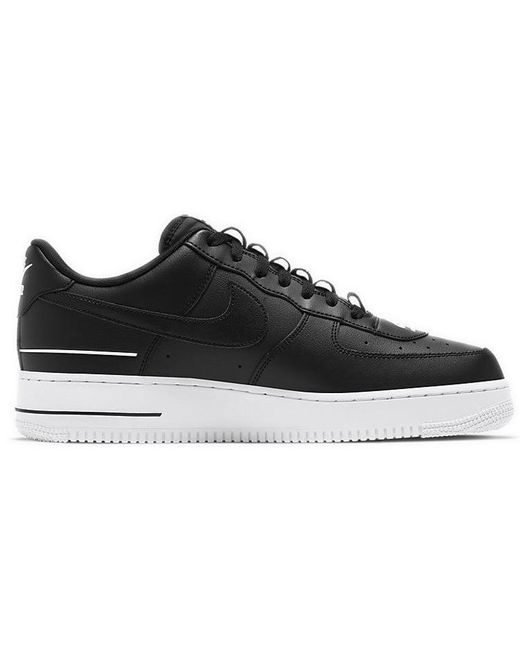 Nike Black Air Force 1 '07 Lv8 'Double Air Pack for men