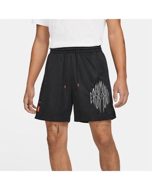 Nike Black Embroidered Logo Breathable Sports Shorts for men