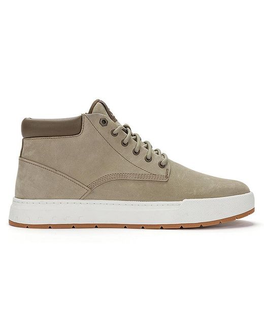 Timberland Natural Maple Grove Leather Chukka Boots 'Light Taupe Nubuck' for men