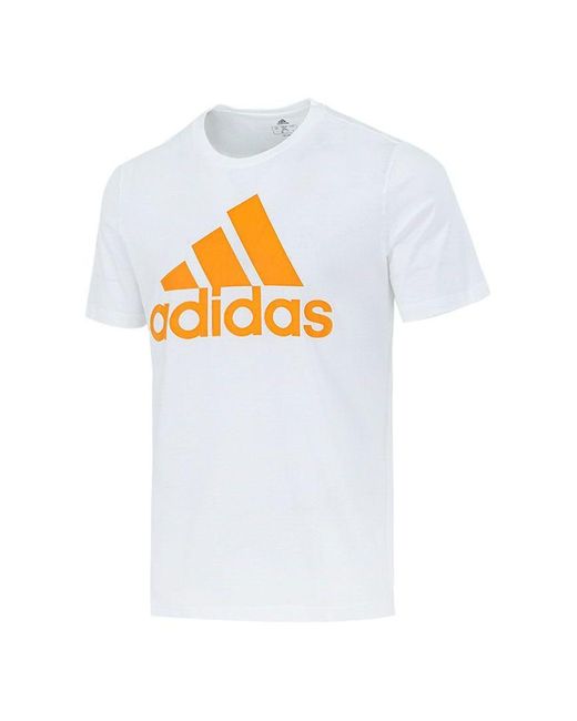 Visible ventajoso Opinión adidas Bl Sj T Logo Sports Short Sleeve White for Men | Lyst