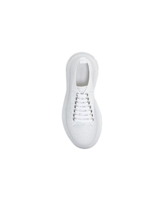 McQueen White (Wmns) Tread Slick Lace Up Transparent'