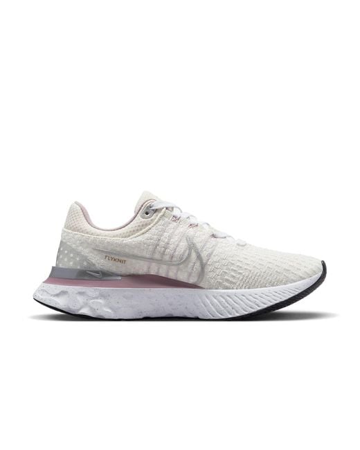 Nike White (Wmns) React Infinity Run Flyknit 3 'Bling'