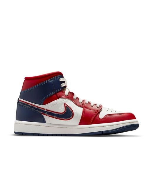 Nike Red (Wmns) 1 Mid Se 'Usa' 2022