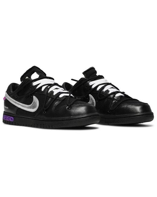 Nike Black X Off- Dunk Low 'Lot 50 Of 50' for men