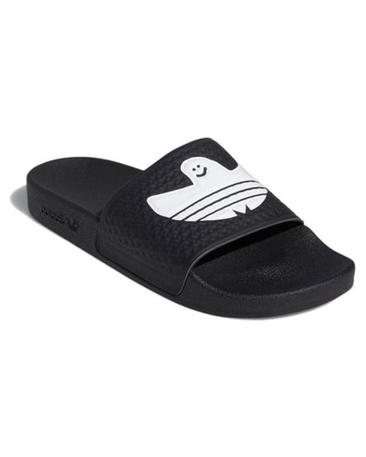 Adidas Blue Shmoofoil Slides for men