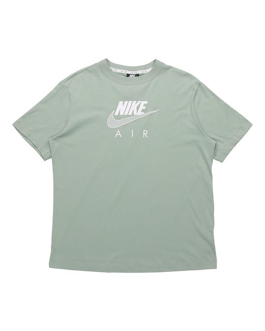 Nike Green (Wmns) Air Logo Casual Sports Short Sleeve