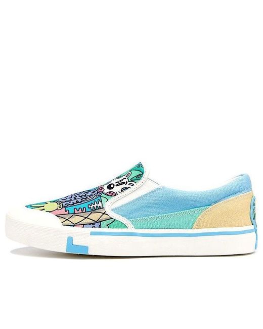 Li-ning Blue (Wmns) X Steven Harrington Boogie Shoes Multi'