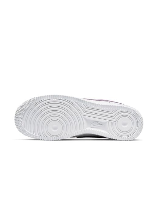 Nike White (Wmns) Air Force 1 Low 'Glitter Swoosh