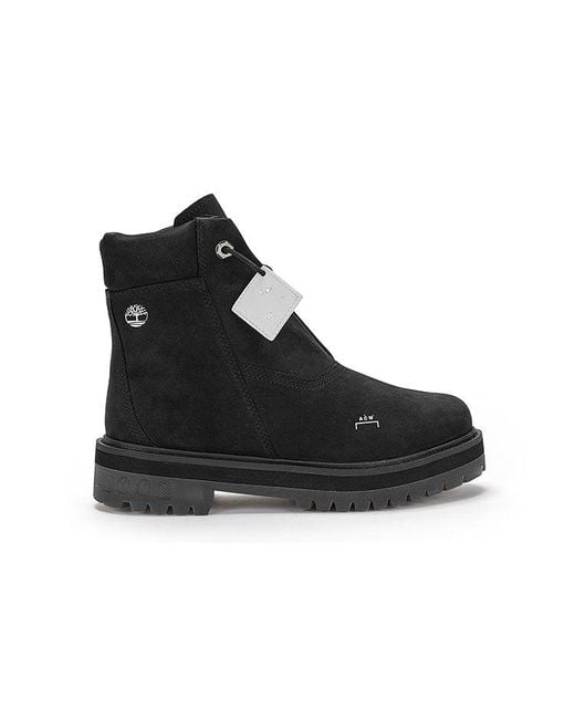 Timberland Black (Wmns) X A Cold Wall 6 Inch Premium Side Zip Boot 'Jet Nubuck'
