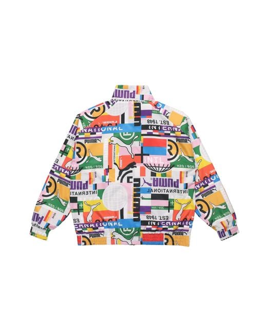 PUMA Blue International Lab Track Jacket for men