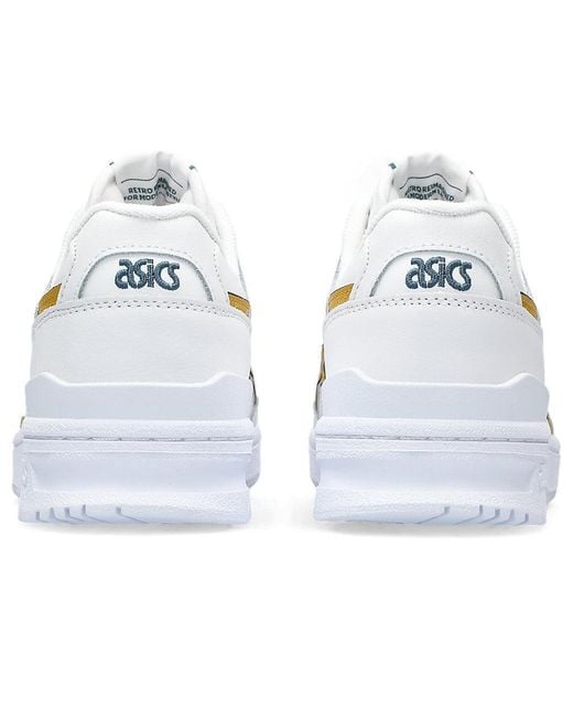 Asics White Ex89 Mustard Seed' for men