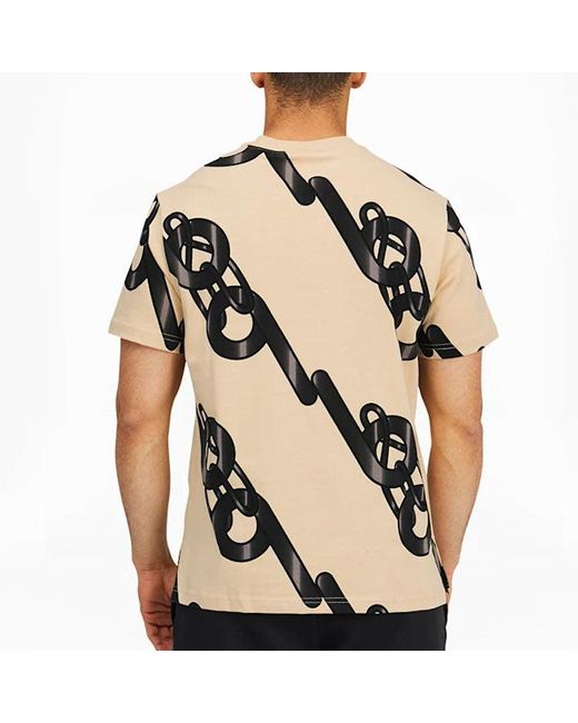 PUMA Natural X Pronounce Graphic Tee Crossover Chain Printing Athleisure Casual Sports Short Sleeve