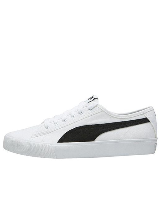 PUMA White Bari Cv Low for men