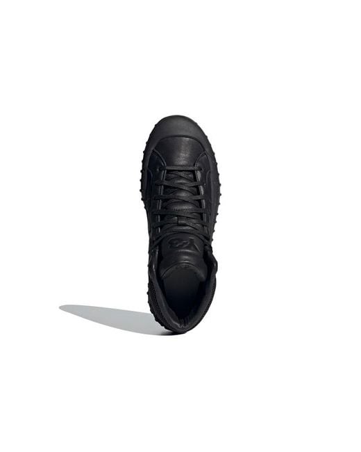 Y-3 Black Sneakers Soft Leather for men