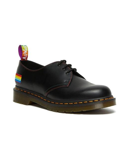 Dr. Martens Black 1461 For Pride for men