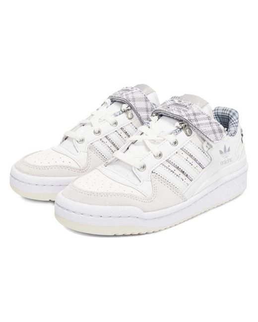 Adidas White (Wmns) Forum Low 'Crystal Plaid'