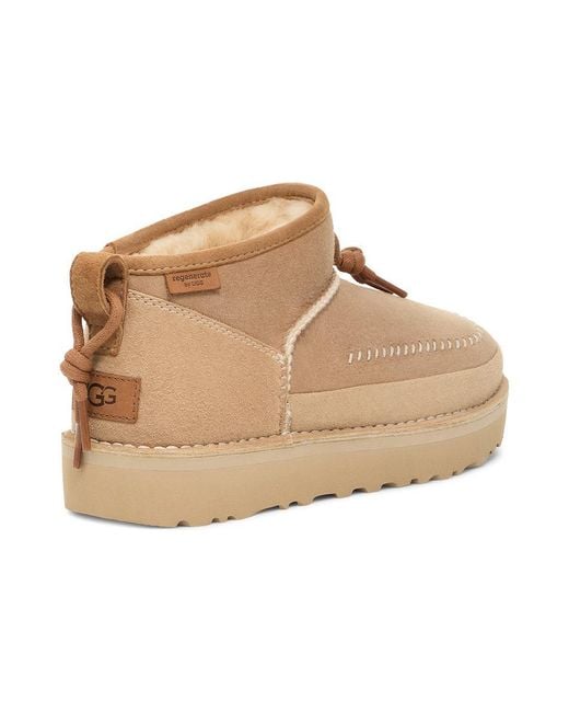Ugg Natural (Wmns) Ultra Mini Crafted Regenerate 'Sand'