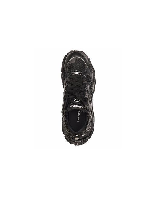 Balenciaga Black (Wmns) Runner Sneakers Mesh And Nylon With Clear Deco'