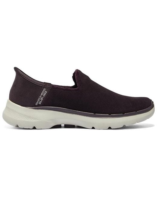 Skechers Brown (Wmns) Go Walk 3 'Plum'