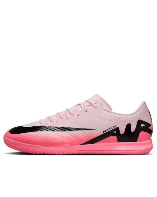 Nike Pink Mercurial Vapor 15 Academy Ic Low-Top Soccer Shoes for men