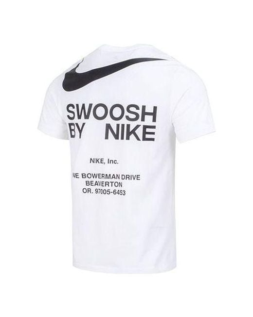 Nike White Sportswear Nsw Tee Big Swoosh Logot for men