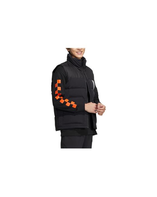 Adidas Black Util Down Vests for men