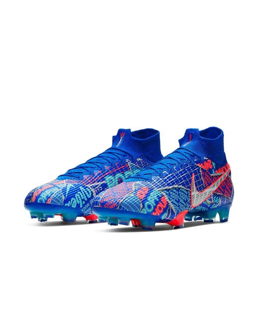 Nike Blue Mercurial Superfly 7 Elite Se Fg 'Jadon Sancho' for men