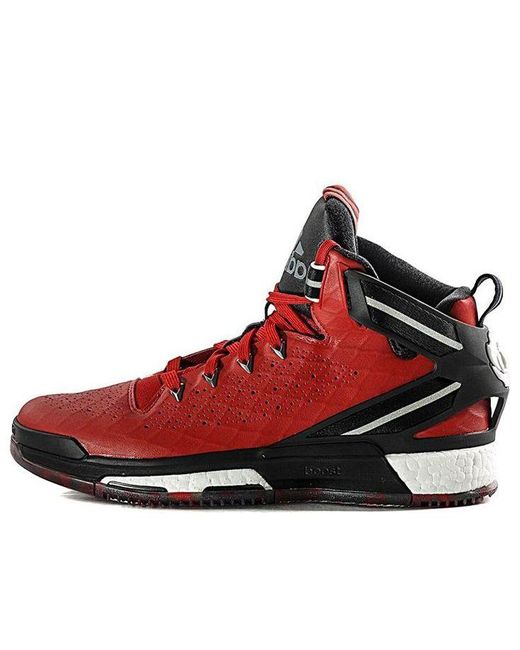 adidas D Rose 6 Boost 'scarlet Black' in Red for Men | Lyst